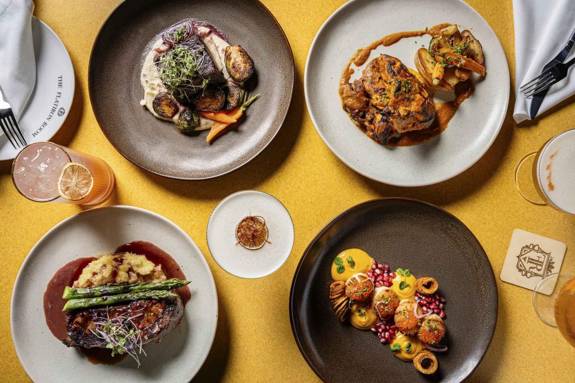 Food from The Flatiron Room