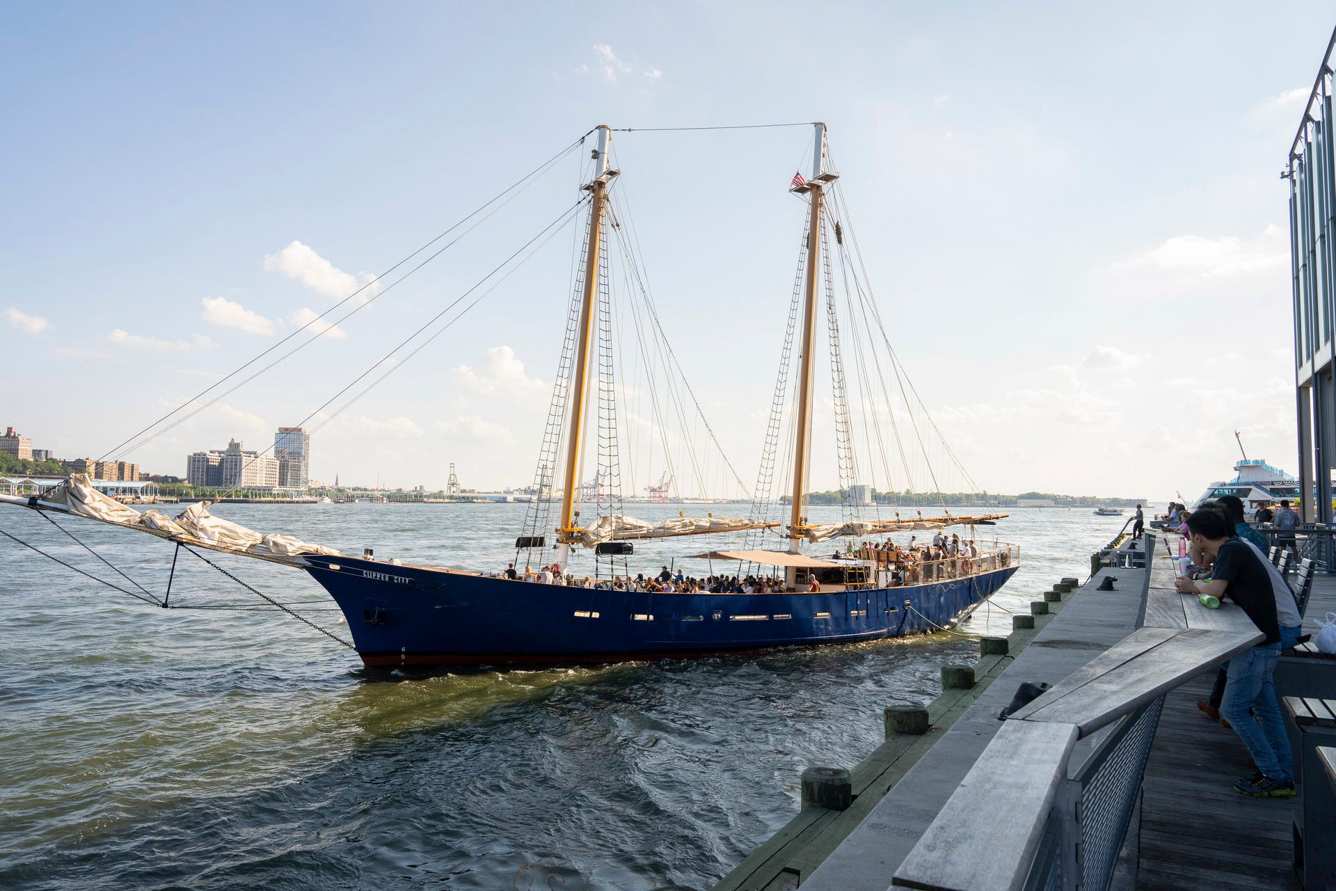 Sailboat on East River