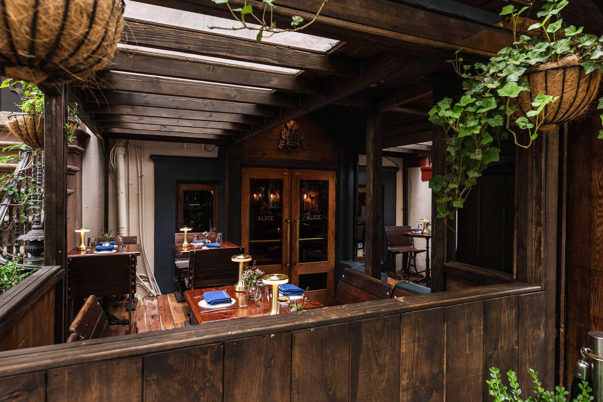 Interior from Alice restaurant